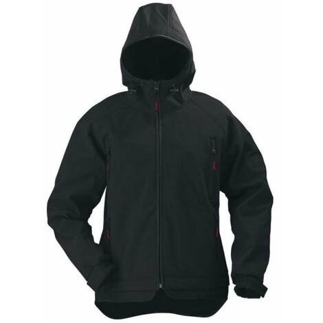Veste Softshell Mixte Yin Noirtxs 19585-no-xs