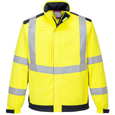 veste softshell modaflame multi norme arc électrique couleur : Jaune/Marine taille XL - PORTWEST