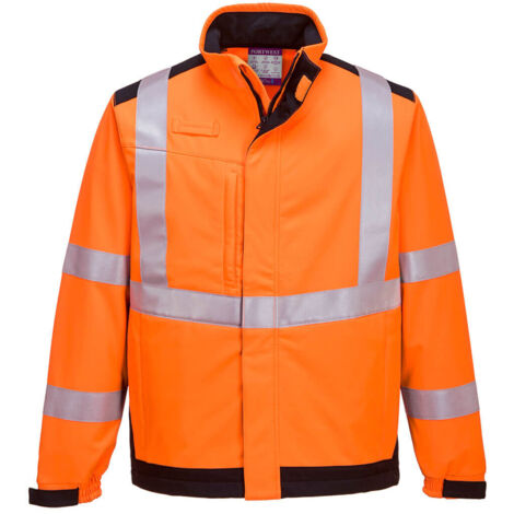 veste softshell modaflame multi norme arc électrique couleur : Orange/Marine taille XXL - PORTWEST