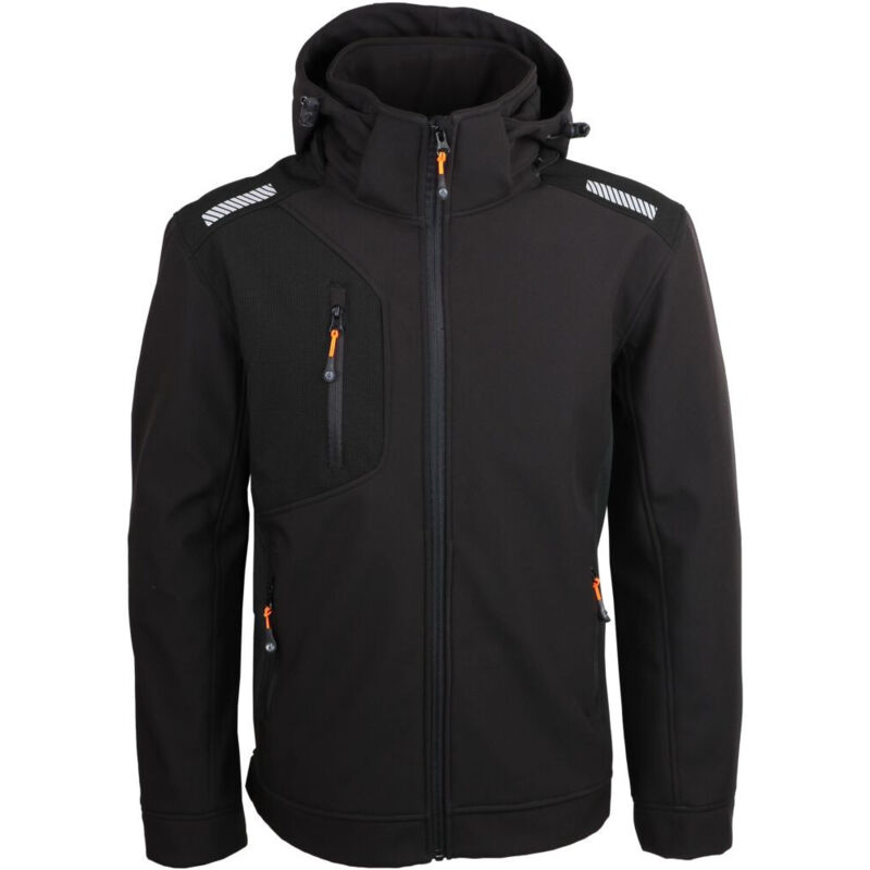 Veste softshell noir Singer Safety Noir XXL