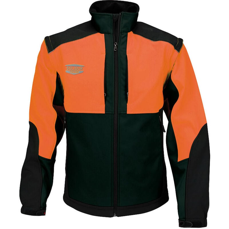 Veste Softshell orange multi-activités Solidur woda-or taille m