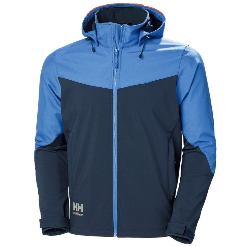 Veste Softshell à Capuche Oxford 74290 coloris bleu marine taille l Helly Hansen