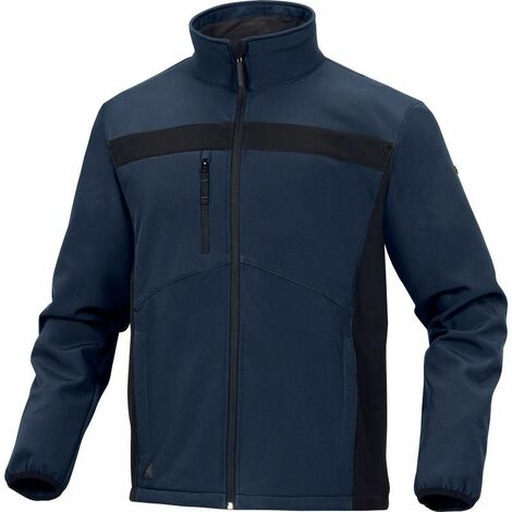 Veste Delta Plus Softshell Polyester Elasthane Lulea2 Bleu Marine