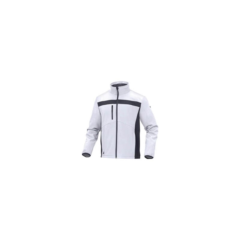 Veste de travail softshell blanche Delta Plus LULE2BC0 58/60 (2XL)