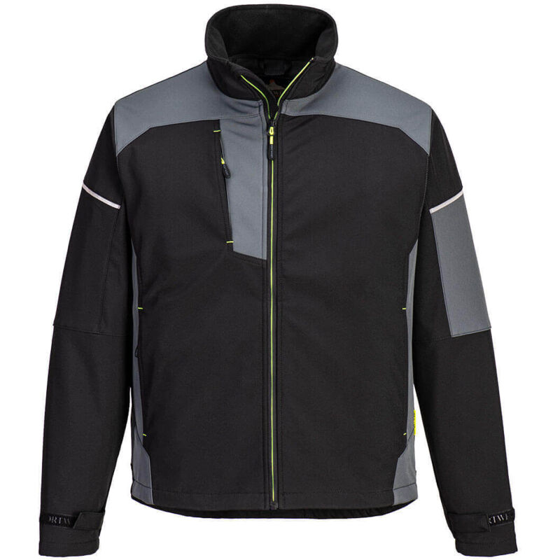 Veste Softshell Pw3 (3l) - l - Noir/ Zoom Gris Portwest