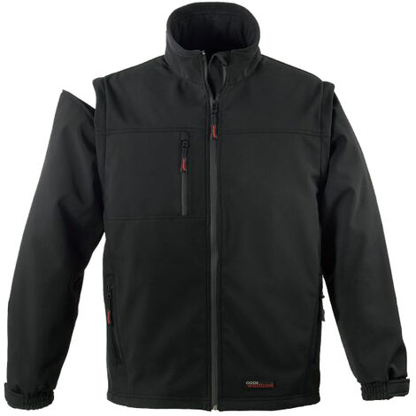 Veste Softshell YANG 2 en 1 noir TL - COVERGUARD - 5YANDL
