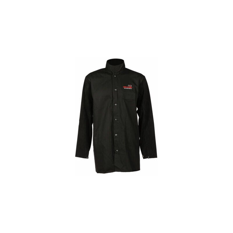 Veste de soudage coton et manches en croûte de cuir, taille 2XL, lincoln - Noir
