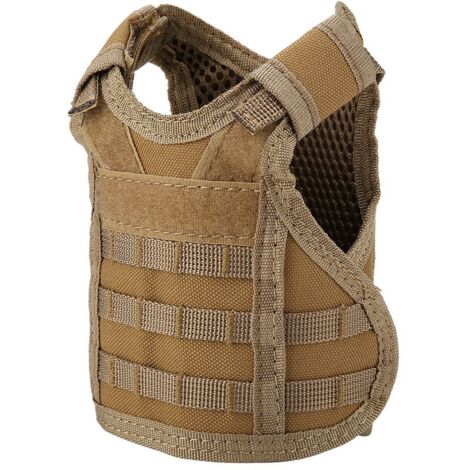 Veste Tactique Molle Mini pour Canette de Bière Décoration Sofa