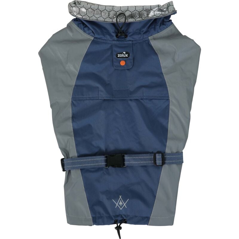 Zolux - Veste technique en tissu thermo-réflecteur bleu Bivouak 45 cm