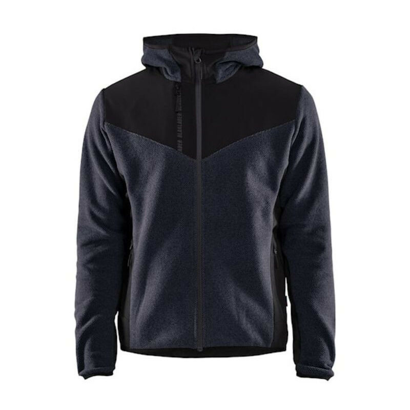Blaklader - Veste de travail tricotée avec softshell 5940 - Bleu foncé / Noir - l