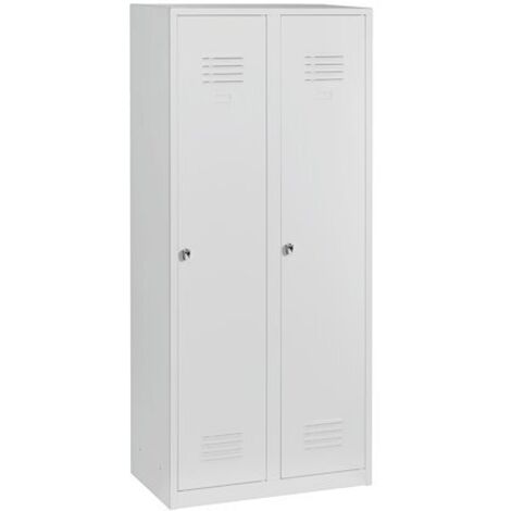 Vestiaire Eco - 2 colonnes monobloc/industrie salissante - Maxiburo