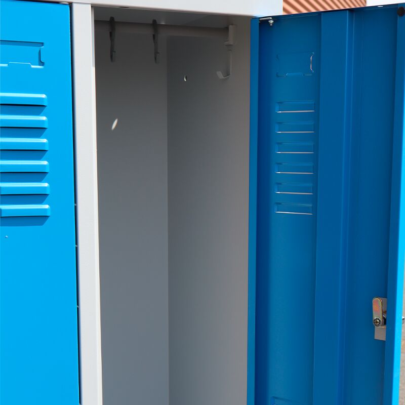 Vestiaire en Métal à 4 Blocs Organisation et Sécurité pour Vos Espaces