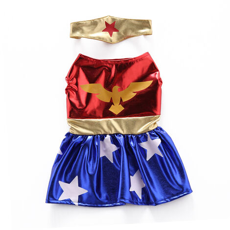 Vestido de Halloween para perro, suministros para mascotas, disfraz de mago, falda de murciélago para perros pequeños, gato, cachorro, Chihuahua,Eagleman,M