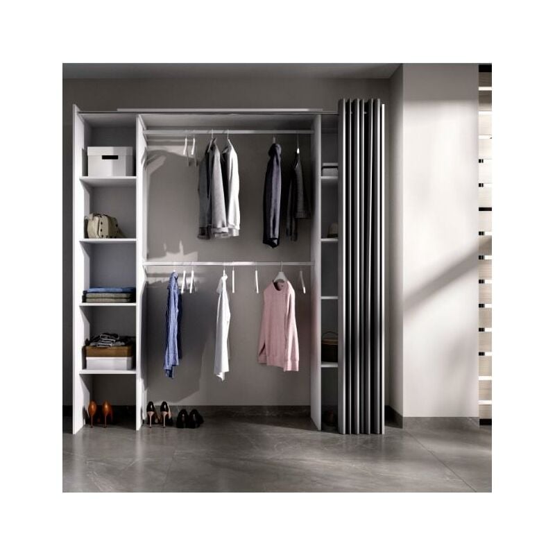 

Kit Vestidor Con Cortina 110-180x50x203 cm