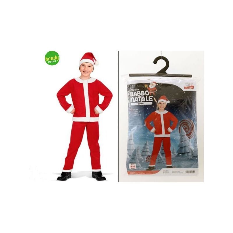 General Trade - Vestito babbo natale bimbo 4-6 anni