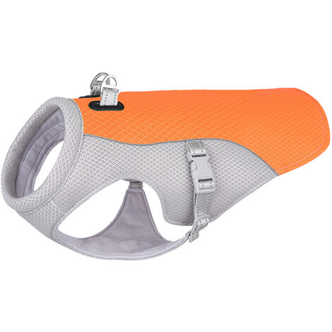 Vêtement rafraîchissant pour chien gilet coup de chaleur Orange - M