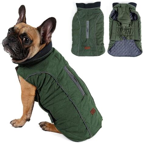 Vêtements chauds pour animaux de compagnie, L-vert