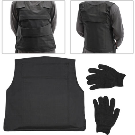 Vêtements de protection anti-déchirure, capables de résister à un impact cinétique de 24 joules, avec gants et sac de rangement.
