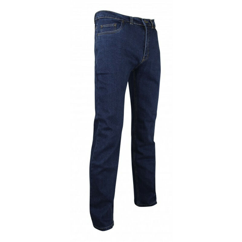 pantalon de travail jean bleu denim 127236 memphis lma taille 42