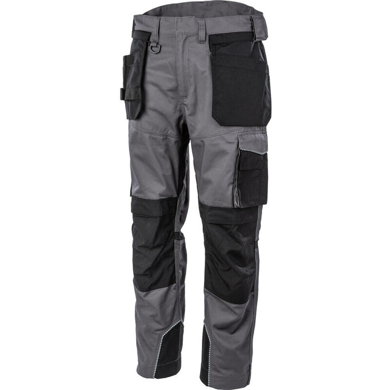 Pantalon de travail multi poches Albatros expert 360° Noir / Gris 40 - Noir / Gris
