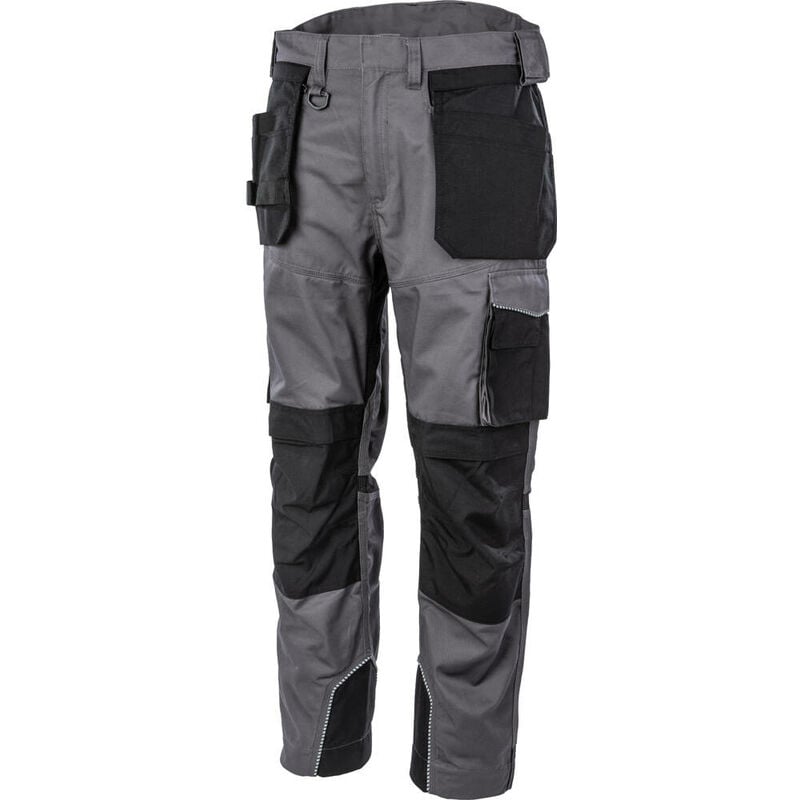 Pantalon de travail multi poches Albatros expert 360° Noir / Gris 46 - Noir / Gris