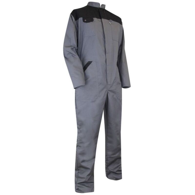 Combinaison de travail agricole homme bicolore Seigle LMA Couleur Noir/Gris - Taille Vêtement 3XL