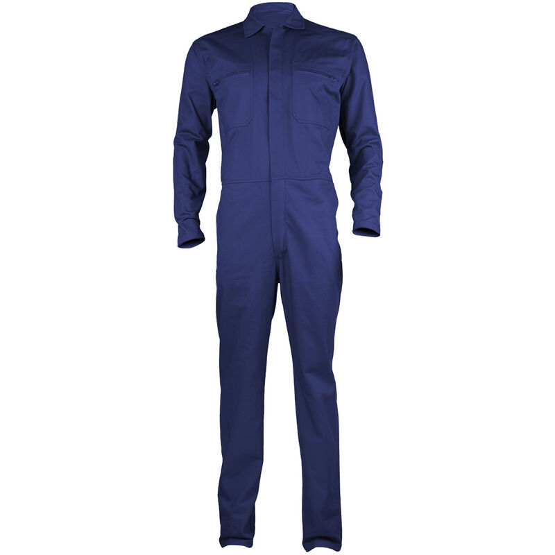 Combinaison de travail en coton partner - Bleu Royal m - 40/42