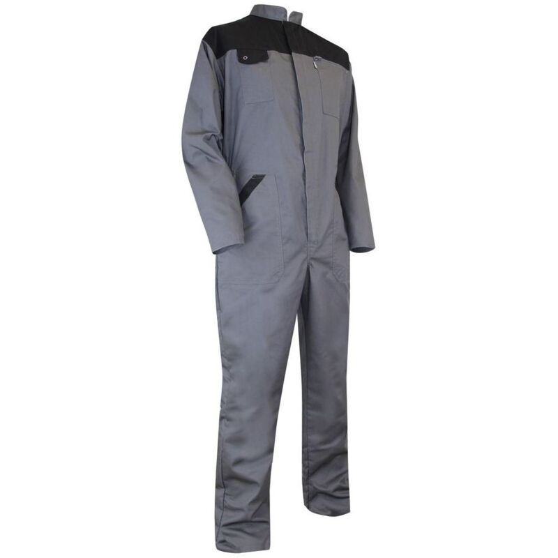 Combinaison de travail agricole homme bicolore Seigle LMA Couleur Noir/Gris - Taille Vêtement 2XL