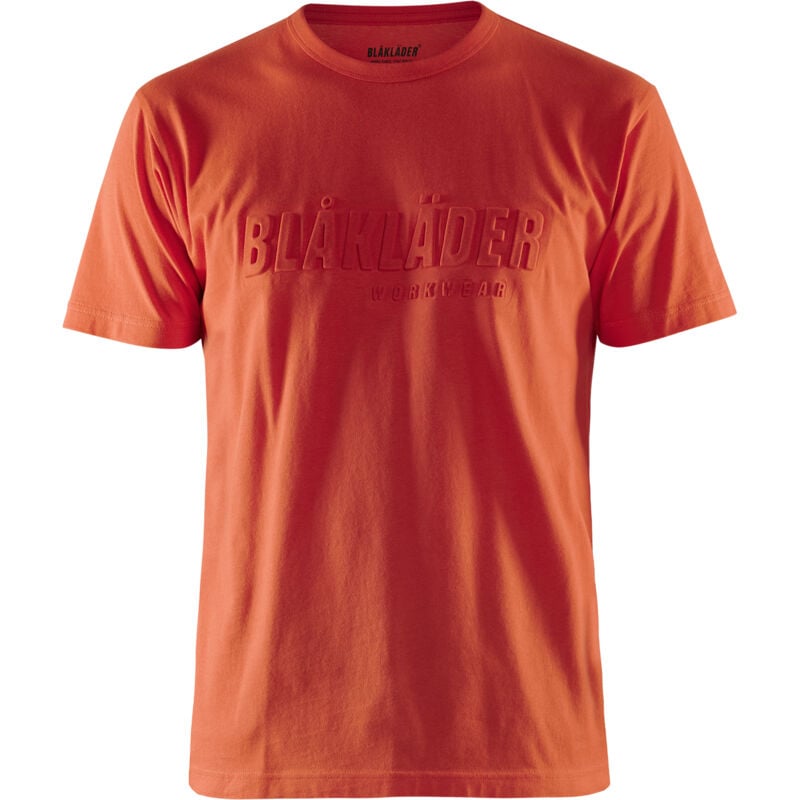 T-shirt de travail imprimé 3D 3531 - Orange xxxl