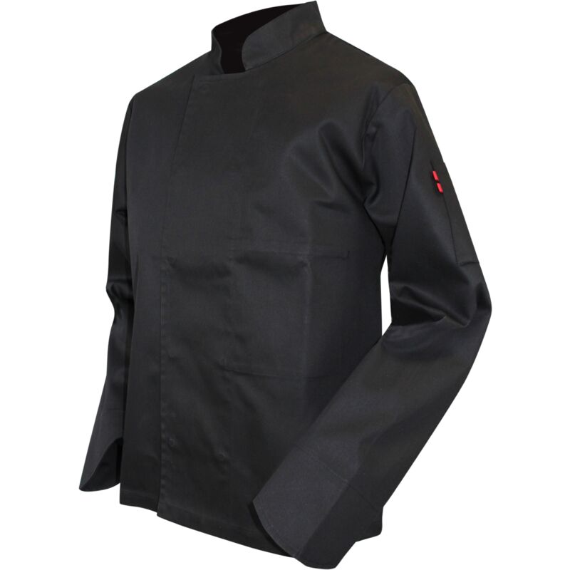 LMA - Veste de travail cuisinier ml passoire - noir xl - 5
