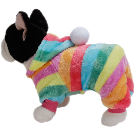 Vêtements en flanelle de couleur pour animaux de compagnie vêtements d'automne et d'hiver pour animaux de compagnie vêtements en coton pour chien de compagnie xl