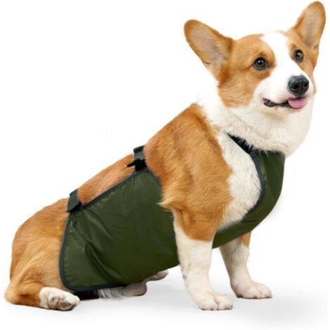 Vêtements imperméables pour Animaux de Compagnie, Veste de Pluie pour Chien, Couverture Ventrale, imperméable Corgi, Bande Ventrale pour Chien,M