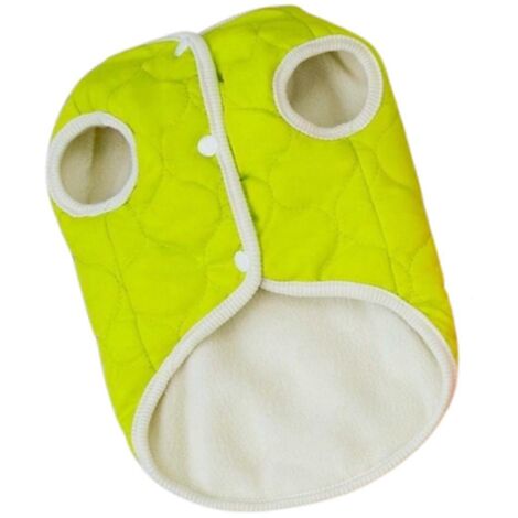 Vêtements pour animaux de compagnie automne-hiver, vêtements pour chiens, vêtements pour chats en peluche jaunes