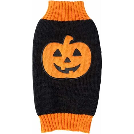 Vêtements pour animaux de compagnie citrouille d'Halloween (XS)-Fei Yu