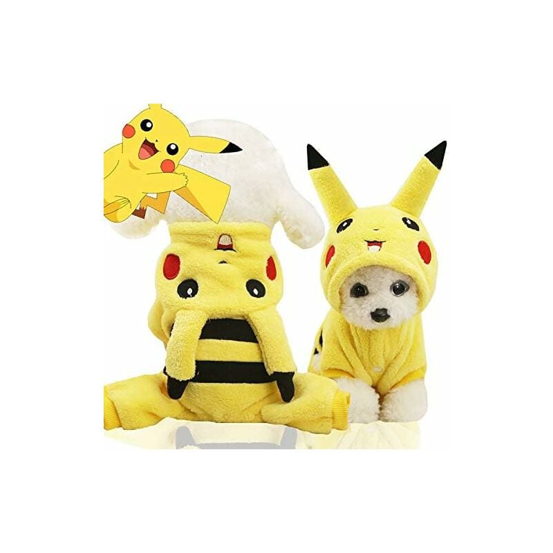 Vêtements pour chien (Jaune Pikachu 2XL) Fei Yu