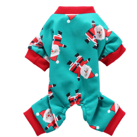 Vêtements pour chiens de compagnie, vêtements de noël, vêtements créatifs d'halloween pour animaux de compagnie（vieil homme vert XL）