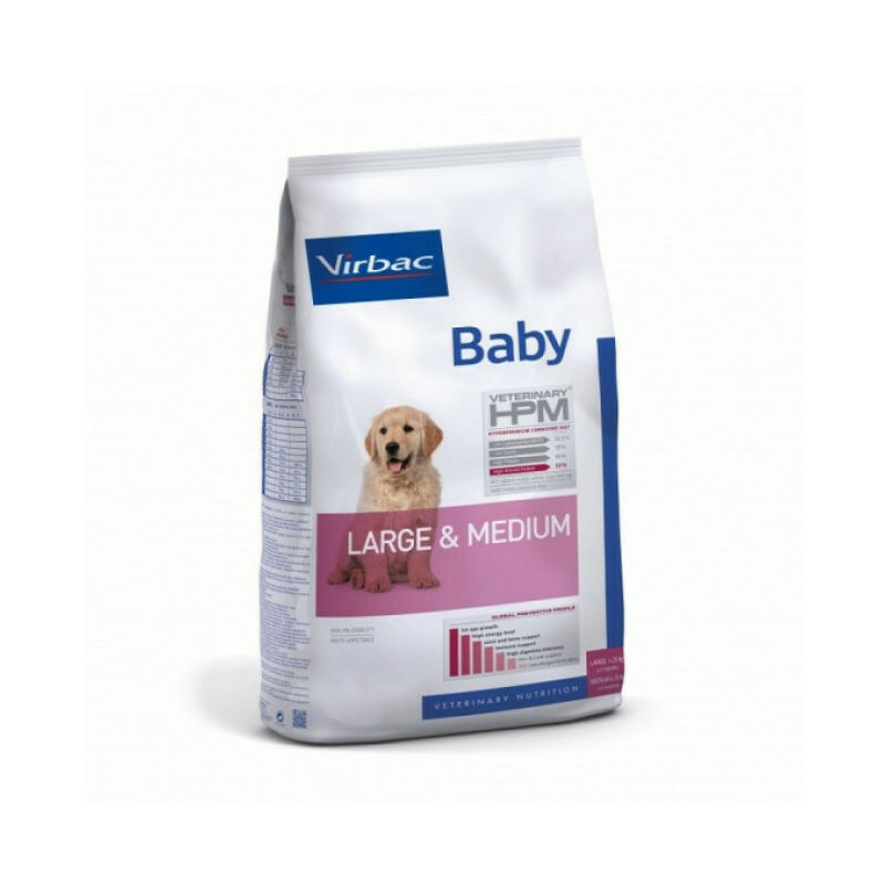 Croquettes HPM Baby Large & Medium pour chien Sac 3 kg - Virbac