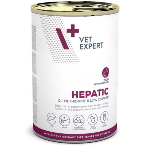 VetExpert Veterinary Diet Hepatic Dog lata de 400 g