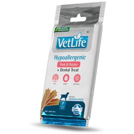 Vetlife Cane Veterinary Hypoallergenic Medium e Maxi 110gr Maiale e Patate