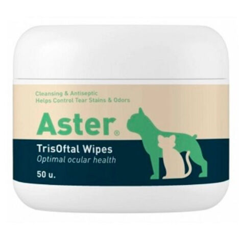 Vetnova aster trisoftal wipes 50 taballitas