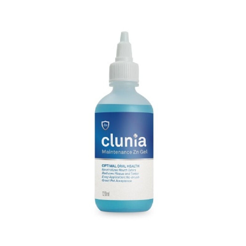 

CLUNIA Zn Maintenance Gel - 120 ml - Gel Oral con Tapón Dosificador - Vetnova