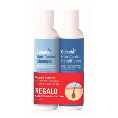 VETNOVA CUTANIA HairControl Pack 236 ml - Champú + Acondicionador