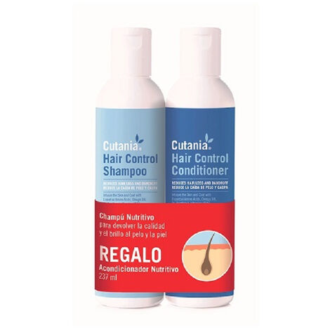 Vetnova Cuthania HairControl Pack 236 ml - Champus + Cadeau Conditioner