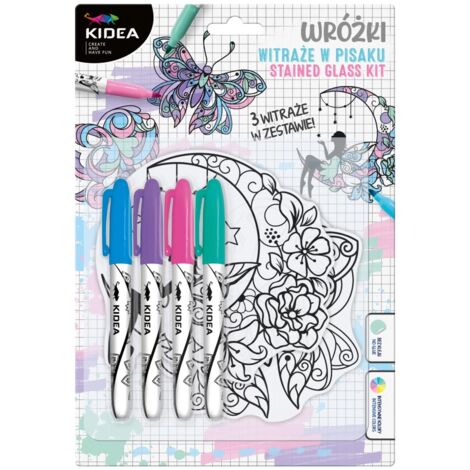 Vetrate colorate nella sabbia delle fate Kidea 4505