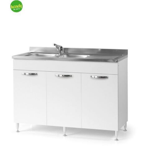 Vetrina 40 Handy bianco frassinato
