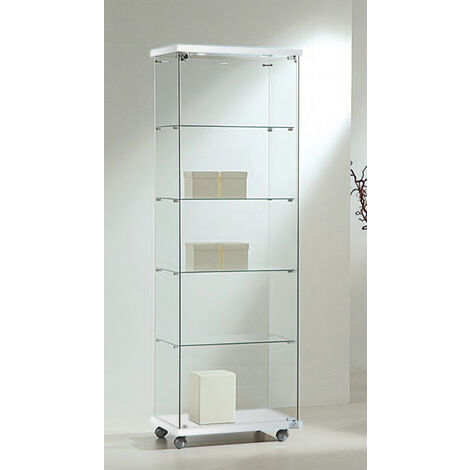 Vetrina Cristalli Temperati 60x40xh181cm LL OF618LE Made in Italy