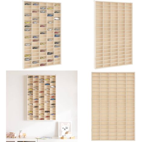 Vetrina da collezione in legno con 90 scomparti 50,5x4,5x79 cm - Organizzazione in casa - Archivio per oggetti