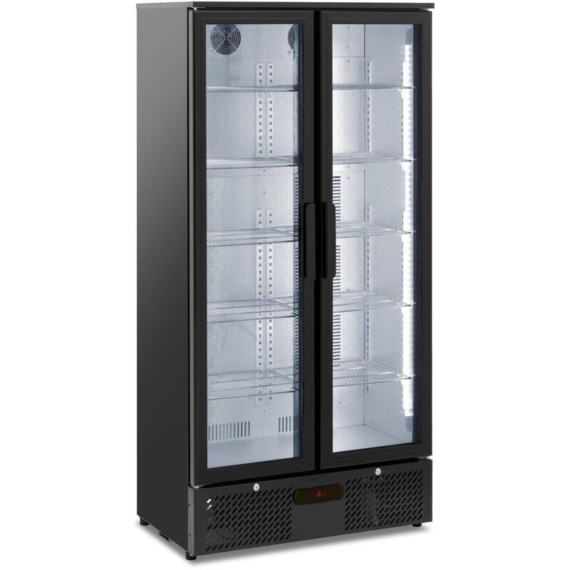 Royal Catering - Vetrina frigo per bibite Vetrina frigo espositore 458 l nera