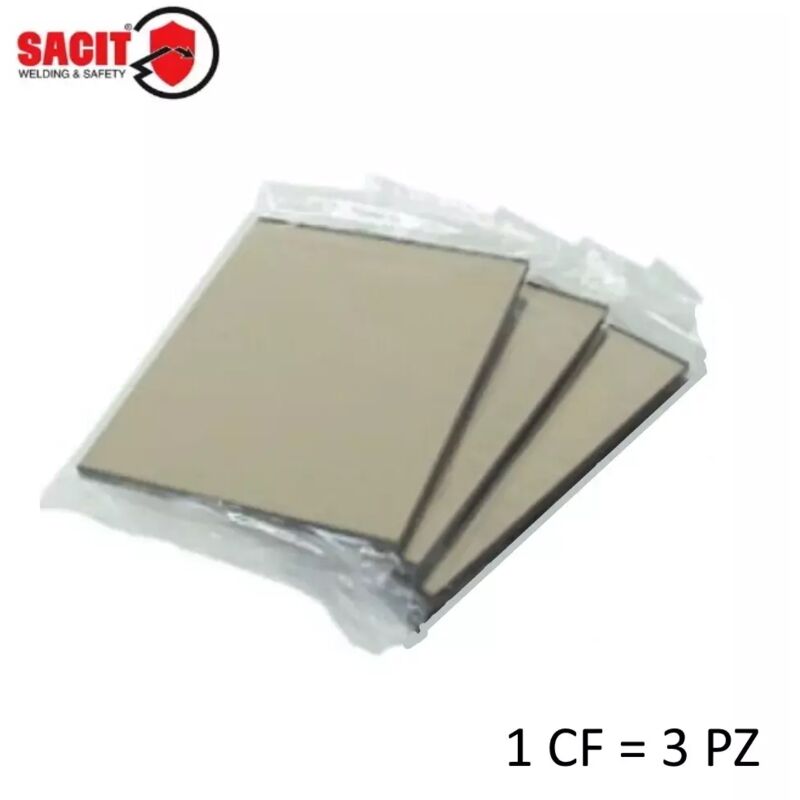 Image of Sacit - vetro a specchio 75 x 98 mm per maschera saldatore