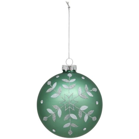 Vetro bdn 100 mm flocon mat vrt - Feeric lights & christmas